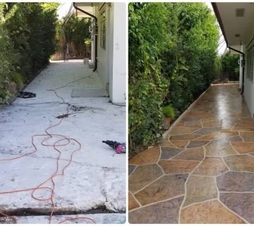 Stamped concrete contractors near me
