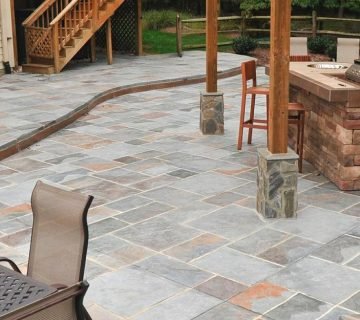 Stamped Cement Pattern Finish Flooring